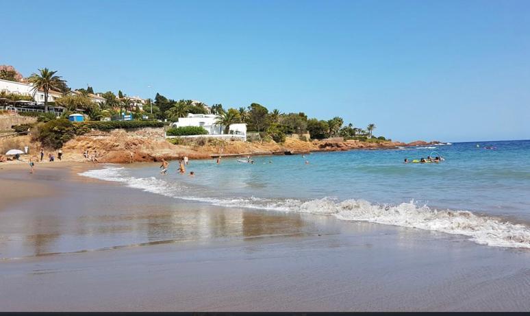 La Belle Vue-Charming Duplex Apartment With Sea View, 50 Meters From Beach And Private Parking Сен-Рафаель Екстер'єр фото